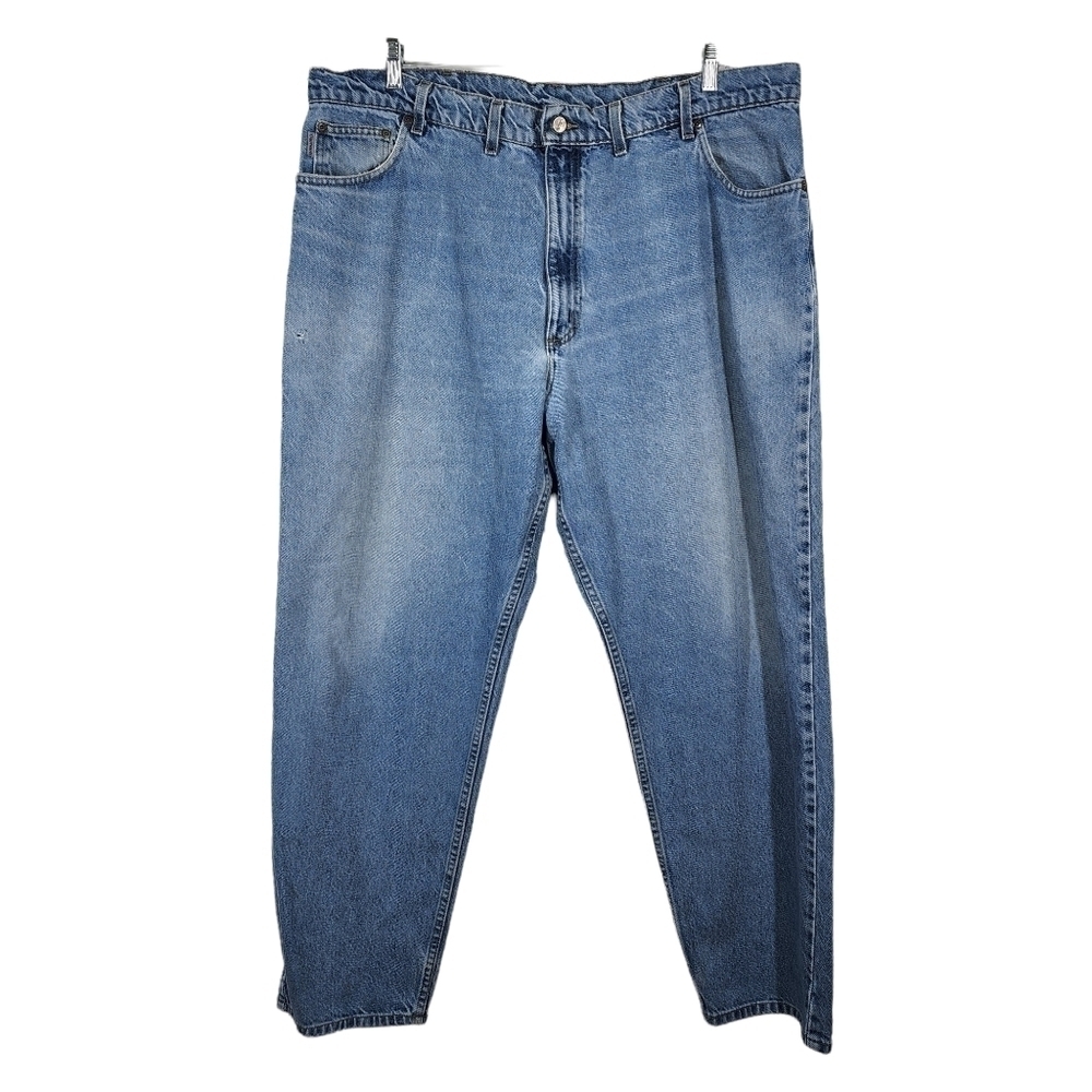 CARHARTT 5 POCKET STRAIT LEG RELAXED FIT DENIM JEANS